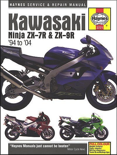 Kawasaki Ninja ZX-7R, ZX-9R Repair Manual 1994-2004 | Haynes
