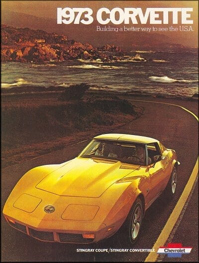 1973 Chevrolet Corvette Stingray Sales Brochure