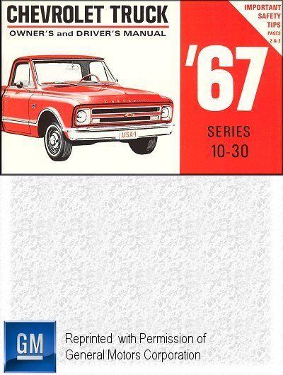 1967 Chevy Truck Owner's Manual