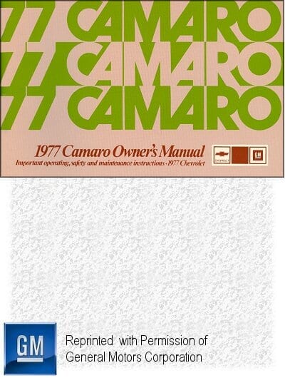 1977 Chevrolet Camaro Owner's Manual