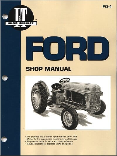Ford Tractor Repair Manual Models 2N, 8N, 9N