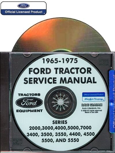 Ford Tractor Service Manual - Series 2000-7000 1965-1975 - CD-ROM