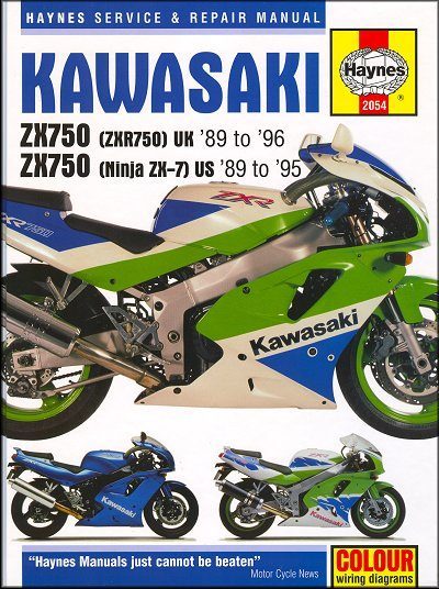 Kawasaki Ninja ZX7, ZX750, ZXR750 Repair Manual 1989-1996 |