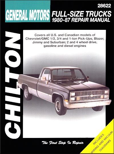 Chevy, GMC Pick-ups Repair Manual 1980-1987