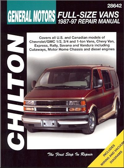 Chevy GMC Rally, Savana, Express, Vandura Repair Manual 1987-1997