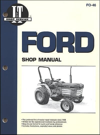 Ford Tractor Repair Manual 1120, 1220, 1320, 1520, 1720, 1920, 2120
