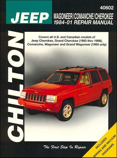 Jeep Grand Cherokee, Wagoneer, Comanche Repair Manual 1984-2001