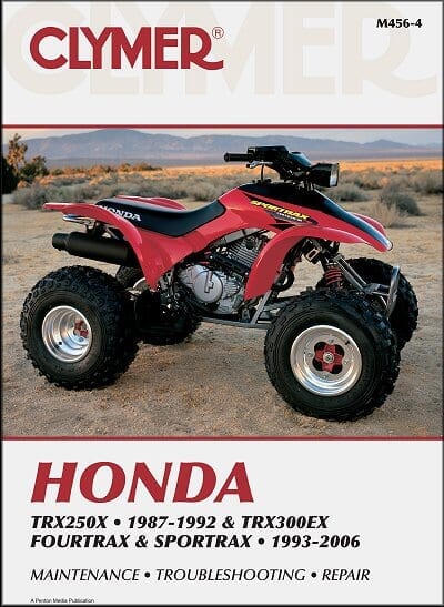 Honda TRX250X 1987-1992, TRX300EX Fourtrax, Sportrax ATV 1993-2006 Repair Manual