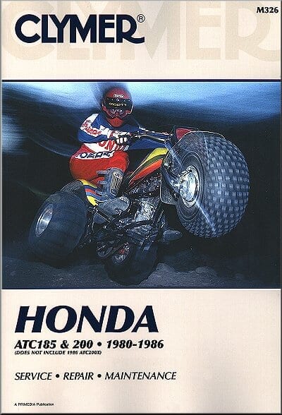 Honda ATC185, ATC200 ATV Repair Manual 1980-1986