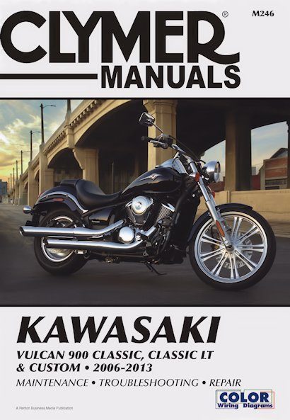 Kawasaki Vulcan 900 Repair Manual by Clymer - 2006-2013