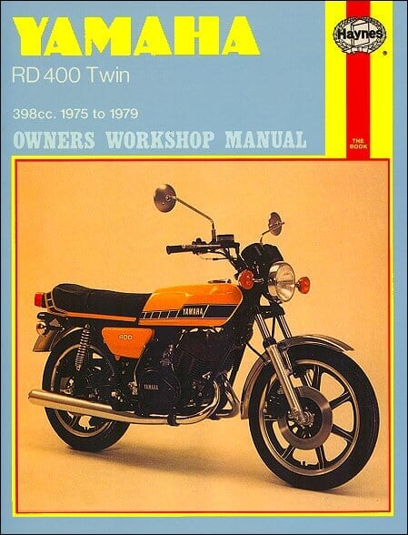 Yamaha RD400 Twin Repair Workshop Manual 1975-1979