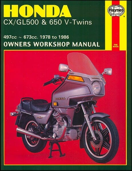 Honda Cx500 Gl500 Cx650 Gl650 Repair Manual 1978 1986 Haynes