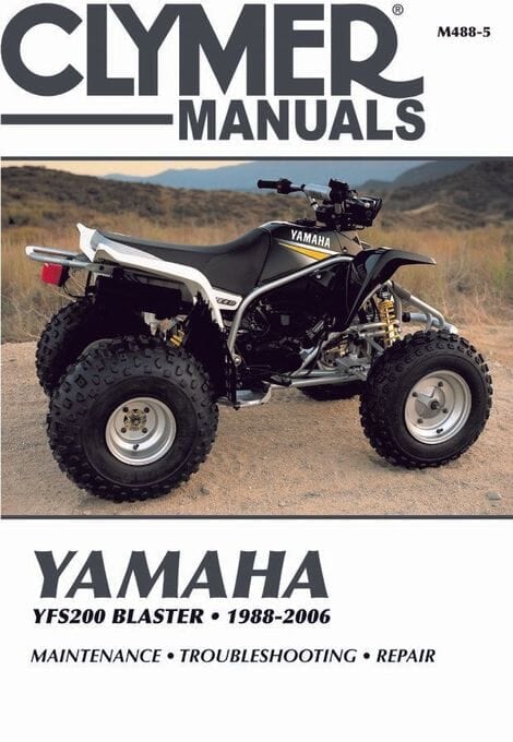 Yamaha YFS200 Blaster ATV Repair Manual 1988-2006 - Clymer M488-5