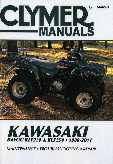 Kawasaki Bayou KLF220, KLF250 ATV Repair Manual 1988-2011 | Clymer