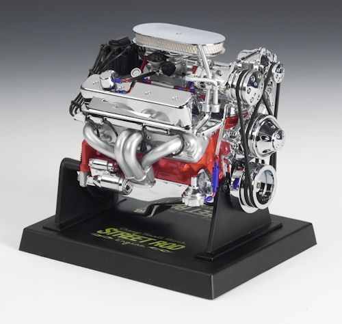 Chevy Small Block Street Rod Engine Die-Cast, 1:6 Scale