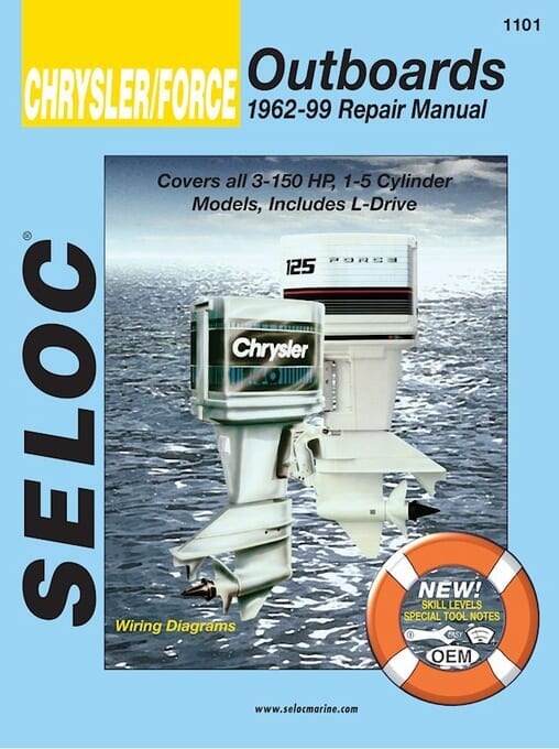 Chrysler / Force Outboard Motor Repair Manual 3150 HP 19621999