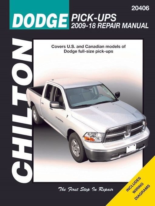 Dodge Ram Repair Manual 2009-2018 - Chilton DIY Service Manual