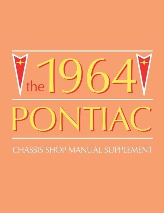 1964 Pontiac Shop Manual Supplement