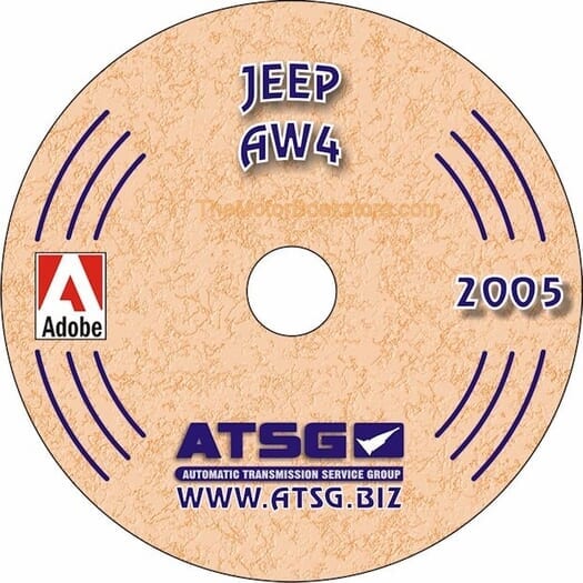 Jeep AW4 (3040LE) Transmission Rebuild Manual on CD 19872001