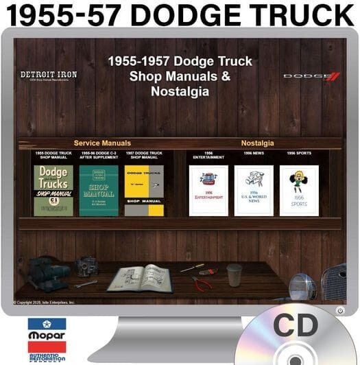 1955-1957 Dodge Truck OEM Manuals - CD