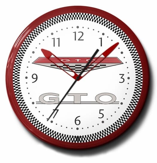 Pontiac GTO Neon Clock (Logo): High Quality, Licensed, 20 Inch