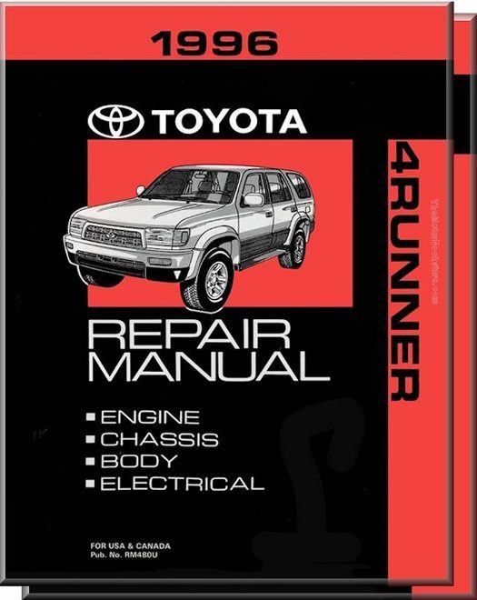 1996 Toyota 4Runner OEM Repair Manual - RM480U