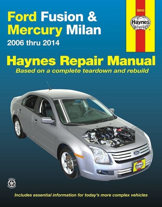 Ford Fusion, Mercury Milan Repair Manual 20062014