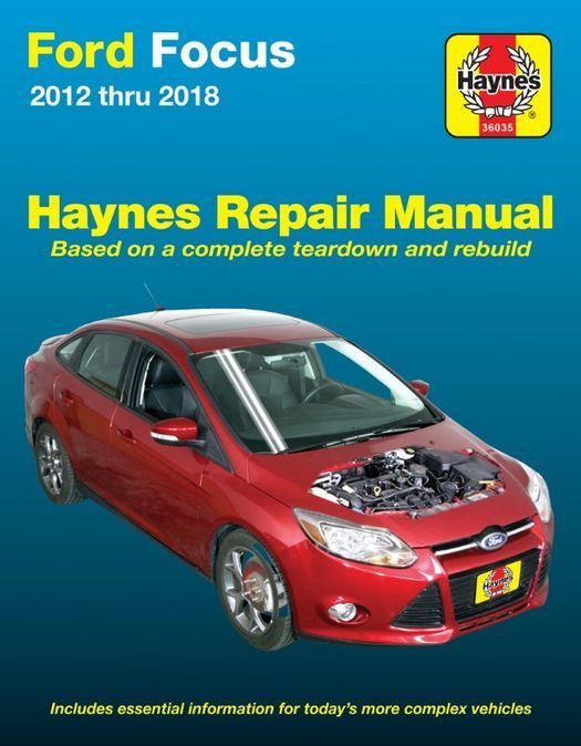 Ford Focus Repair Manual 2012 2018 Haynes 36035 7041