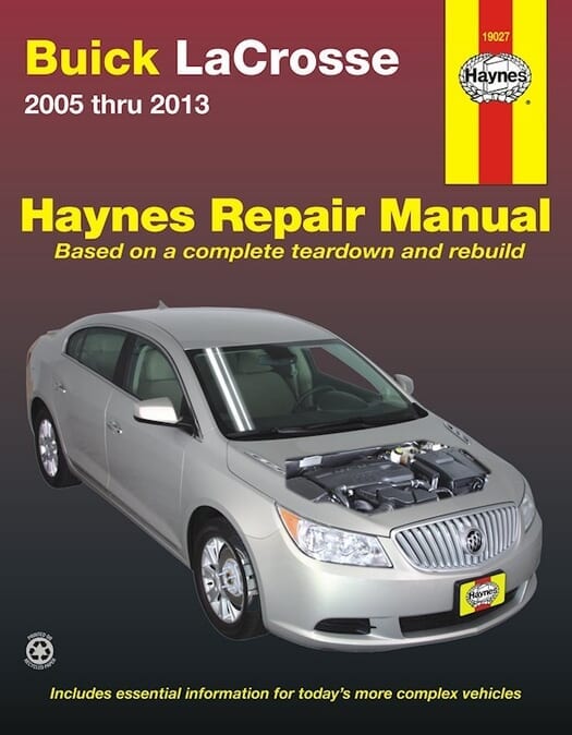 Buick LaCrosse Repair Manual (20052013) By Haynes Publishing