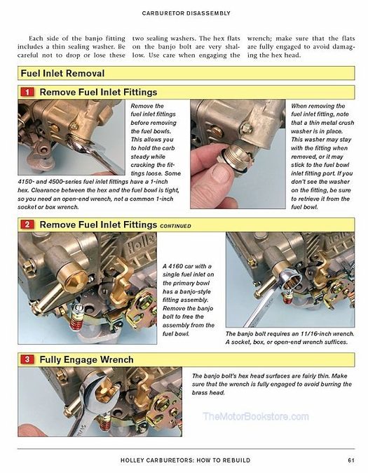 Holley Carburetors How To Rebuild Manual | The Motor Bookstore