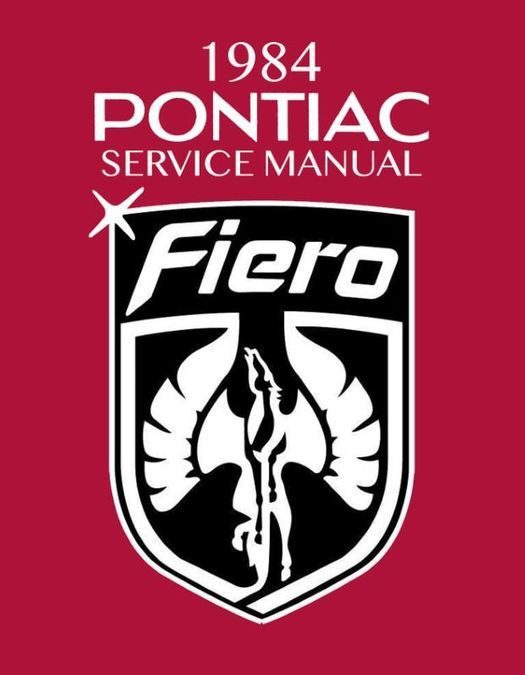1984 Pontiac Fiero Service Manual