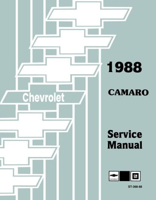 1988 Chevy Camaro Service Manual