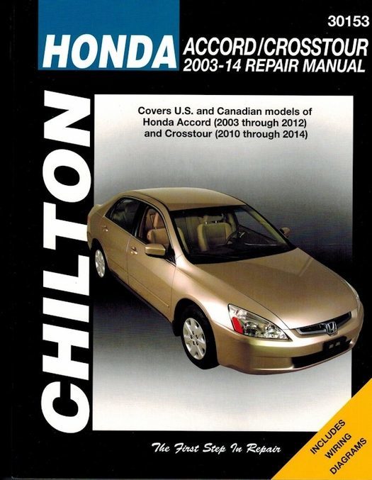 Honda Accord and Crosstour Repair Manual 2003-2014