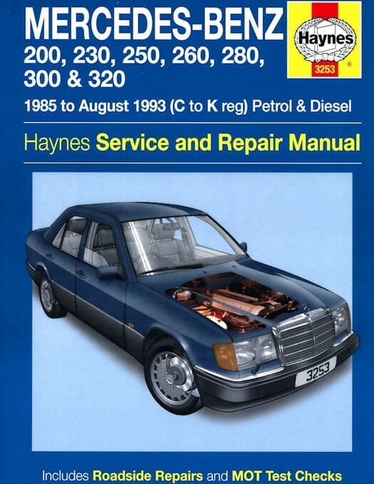 MercedesBenz W124 Series Repair Manual 19851993 Haynes 3253