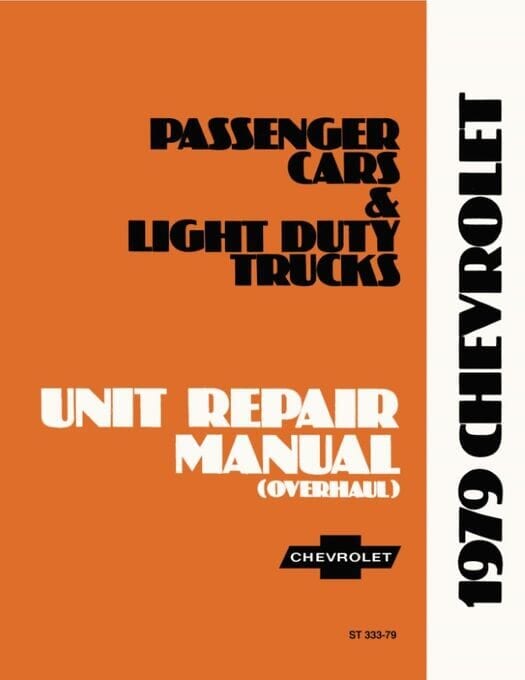 1979 Chevrolet Car Truck Unit Repair Manual