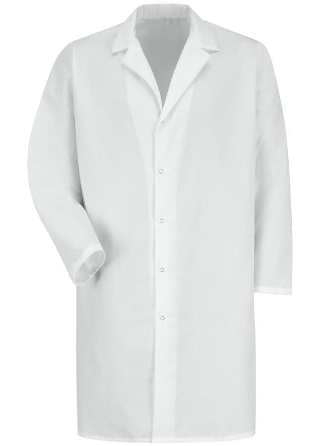 NoPocket Men's White Lab Coats Healthcare Industry
