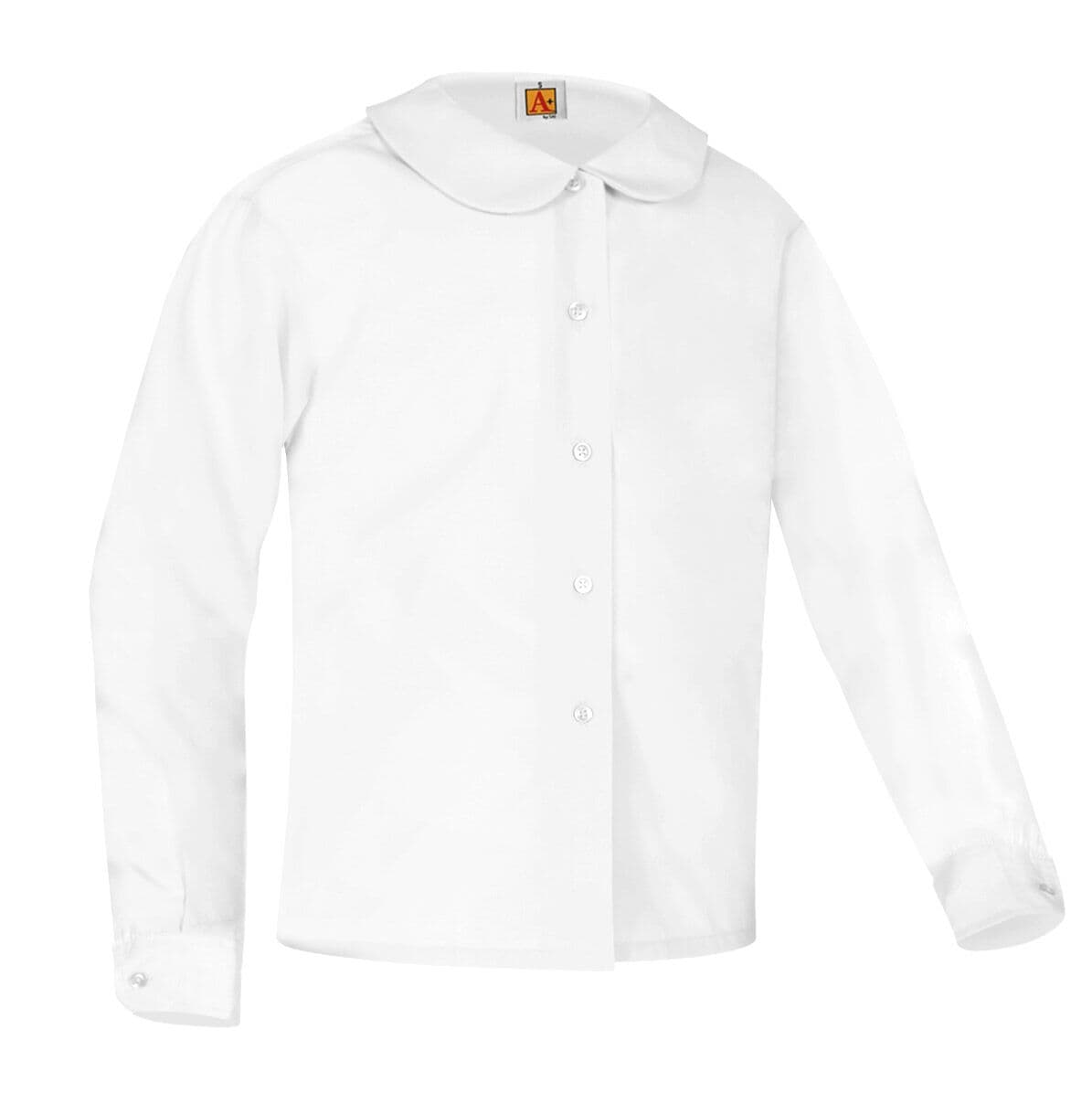 Peter Pan Long Sleeve Broadcloth Blouse Sharperuniforms Com