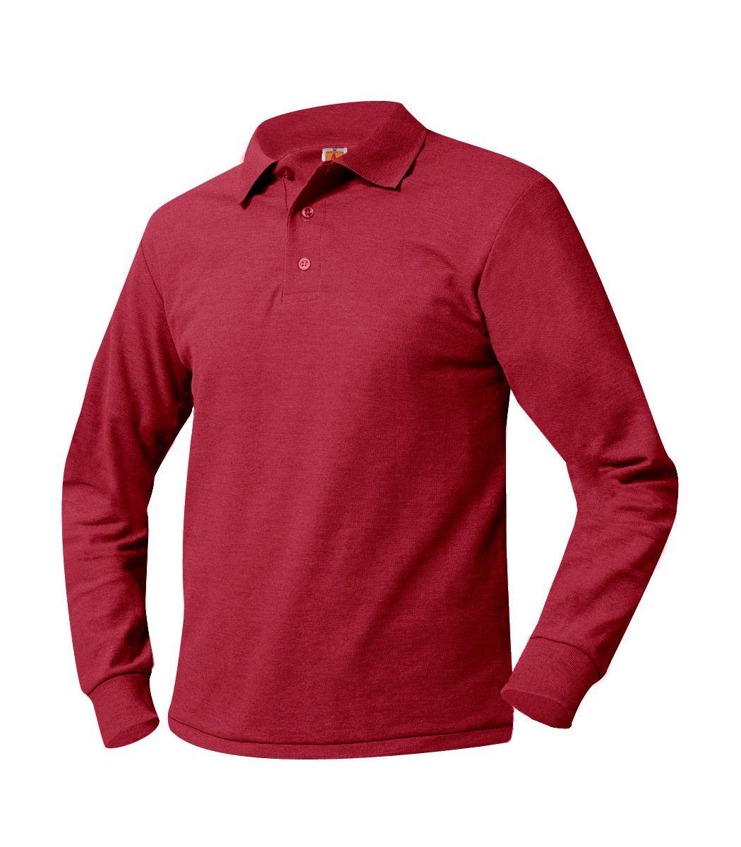 Unisex Long Sleeve Knit School Shirt:SharperUniforms.com