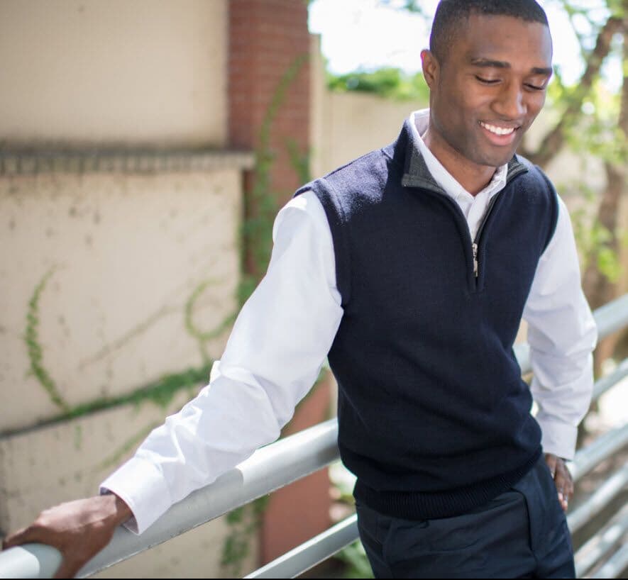 Quarter zip sweater vest Clearance