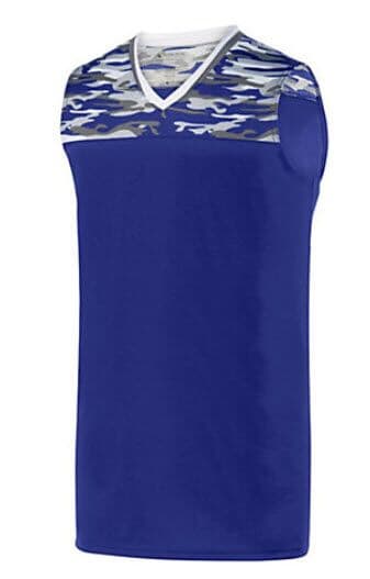 Unisex Youth Adult Camo Basketball Jersey