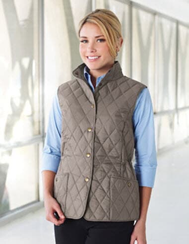 ladies quilted vests