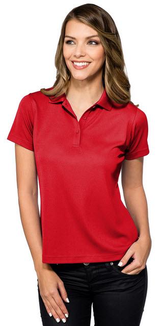 red polo shirt ladies