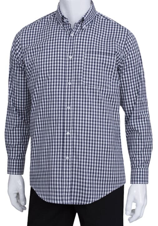 grey gingham shirt mens