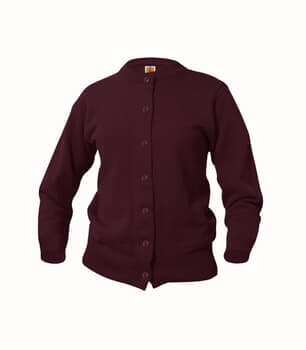 jersey school cardigan