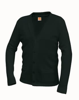 girls navy school cardigan