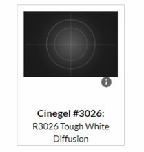 Rosco Tough White Full 216 Diffusion Roll 3026 48"x24ft