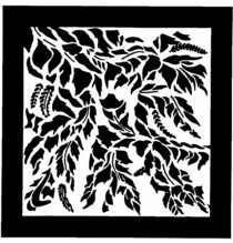 Chimera Leaf Breakup Micro Window Pattern 16"x16" 5355