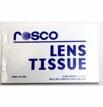Pack of 3 Rosco Lens Tissue 4x6 100 Sheet Booklet