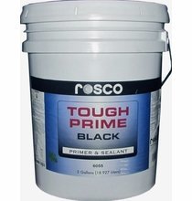 Rosco Tough Prime Paint Black 5 Gallon Primer