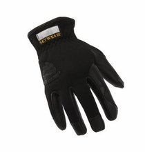 Pro Leather Lighting Grip Black Gloves